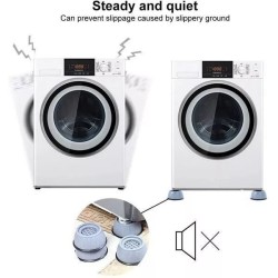 Soporte Antivibración para Lavadora y Secadora – Estabilidad, silencio y protección en un solo producto.