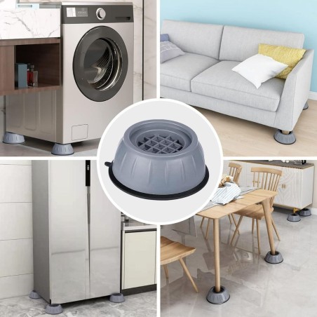 Soporte Antivibración para Lavadora y Secadora – Estabilidad, silencio y protección en un solo producto.