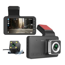 Cámara Retrovisor para Auto 1080p – Frontal y Trasera con Visión Nocturna