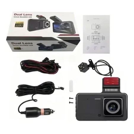 Cámara Retrovisor para Auto 1080p – Frontal y Trasera con Visión Nocturna