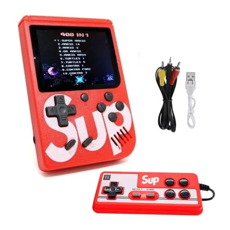 Consola Retro Sup 400 juegos con Palanca y TV
