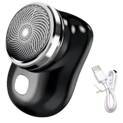 mini rasuradora eléctrica portátil recargable mujer hombre viaje piel sensible