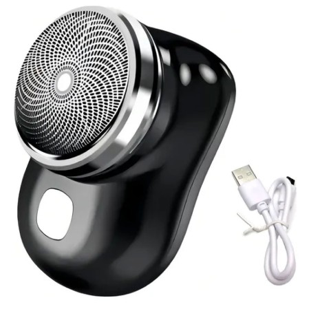mini rasuradora eléctrica portátil recargable mujer hombre viaje piel sensible