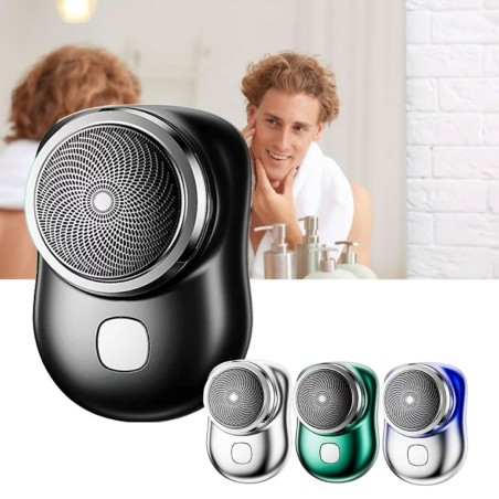 mini rasuradora eléctrica portátil recargable mujer hombre viaje piel sensible