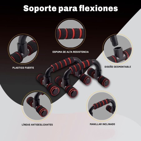 kit entrenamiento 7 en 1 abdominales ejercicio en casa rueda banda cuerda push up