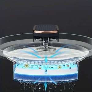 Fuente de agua mascotas 3L automática eléctrica gatos perros silenciosa usb filtro