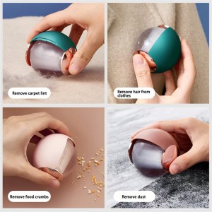 Quita pelusa redondo portátil mascotas ropa muebles reutilizable adhesivo