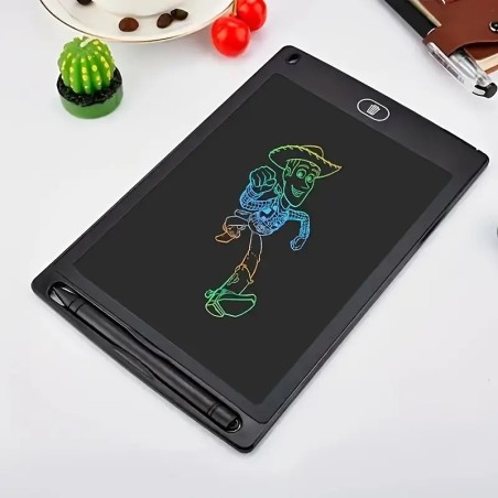 tablet lcd dibujo escritura niños pizarra digital didáctica reutilizable