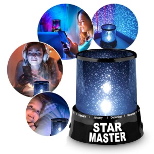 Lámpara Proyector Star Master | Luz Nocturna Estelar Decorativa