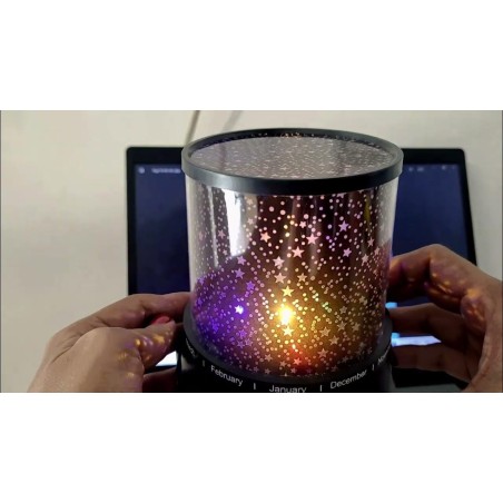 Lámpara Proyector Star Master | Luz Nocturna Estelar Decorativa