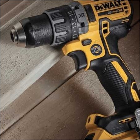 Taladro Inalámbrico DEWALT 20V + 2 Baterías y Maletín Profesional