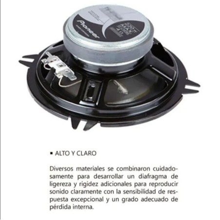 Parlantes Pioneer 6 pulgadas auto woofer tweeter