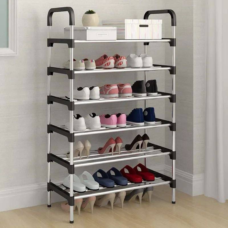zapatera metálica 6 niveles organizador zapatos resistente vertical zapatera metálica 6 niveles organizador zapatos resistente vertical