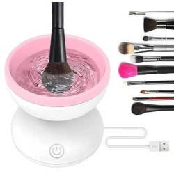 limpiadora de brochas eléctrica recargable usb maquillaje