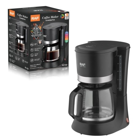 cafetera raf filtro reutilizable 1.2 litros antigoteo