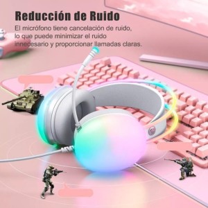 auriculares gamer onikuma x25 sonido 7.1 rgb multiplataforma