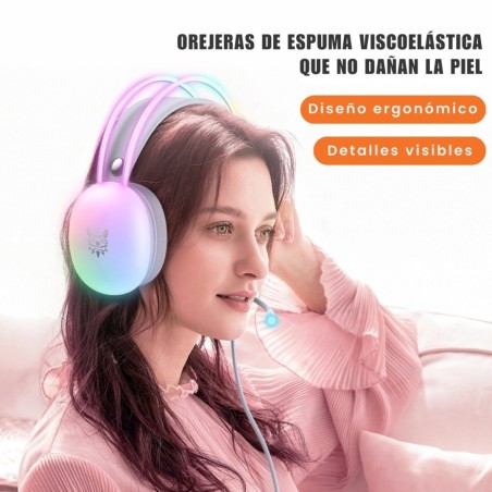 auriculares gamer onikuma x25 sonido 7.1 rgb multiplataforma