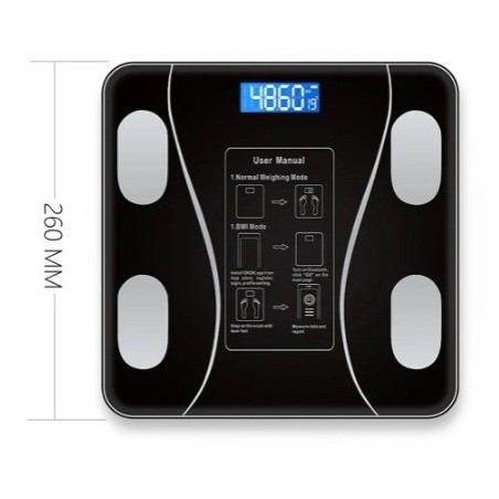 bascula inteligente bluetooth analisis corporal app movil