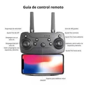 drone e88d max camara 4k plegable wifi vuelo inteligente