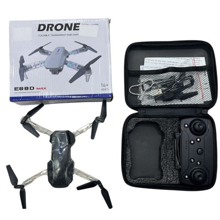 drone e88d max camara 4k plegable wifi vuelo inteligente