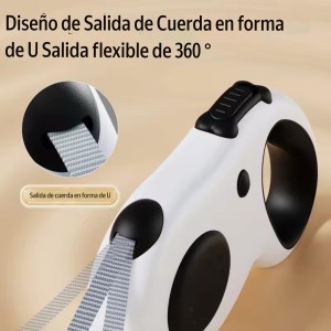 correa retractil perro 5 metros paseos seguros resistente