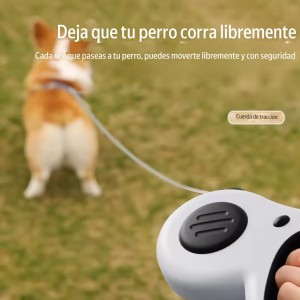 correa retractil perro 5 metros paseos seguros resistente