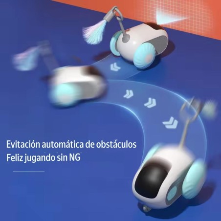 juguete carro electrico para gatos control remoto inteligente