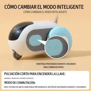 juguete carro electrico para gatos control remoto inteligente