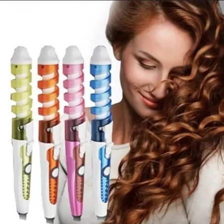 rizador de cabello espiral onduladora profesional