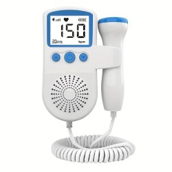 monitor fetal ultrasonico bebé prenatal lcd doppler